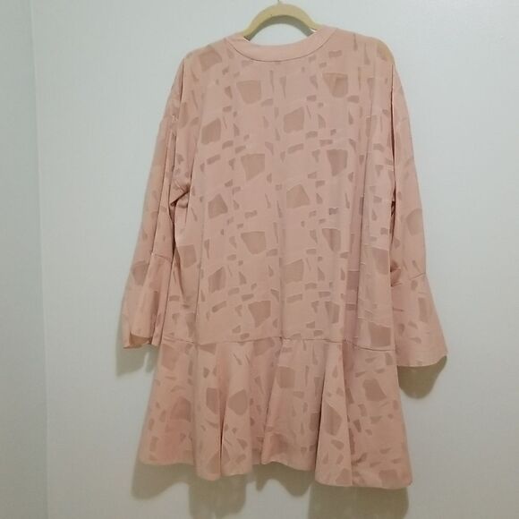 IRO blush colored oversized baby doll dress, size 16 (38). - Picture 6 of 6